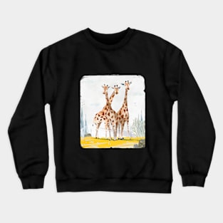 Tripple Giraffe Crewneck Sweatshirt